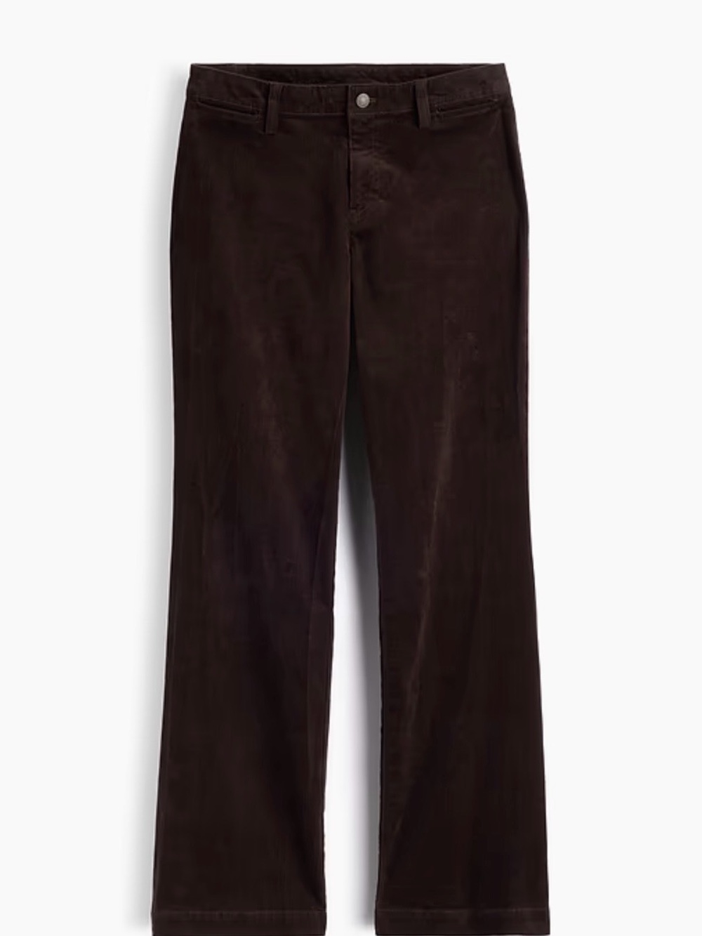 Gap Mid Rise Corduroy Relaxed Flare Pants- Terra Brown size 8